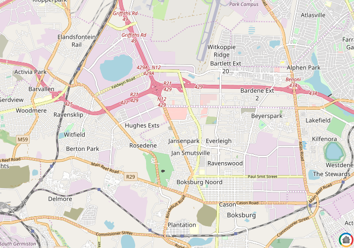Map location of Jansen Park